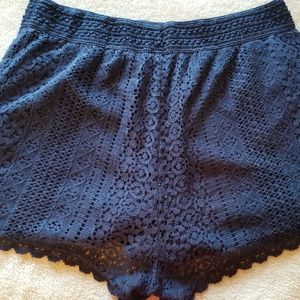 Lined Lace Shorts